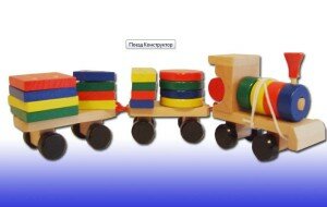 Поезд - Деревянные развивающие игрушки