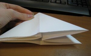 Оригами тюльпан: шаг 3