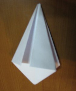 Оригами тюльпан: шаг 9