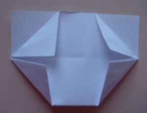 Оригами птица ворон - шаг 3