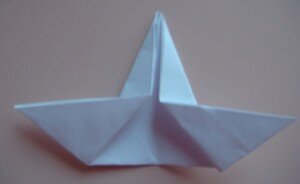 Оригами птица ворона - шаг 3