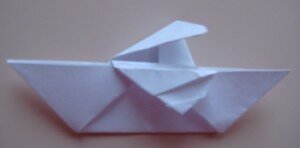 Оригами птица ворона - шаг 6