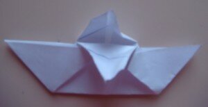 Оригами птица ворона - шаг 9