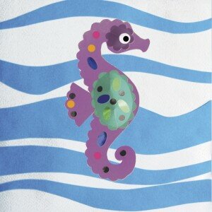 Игрушки из бумаги: морской конек