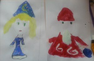 Рисунки Дед Мороз и Снегурочка