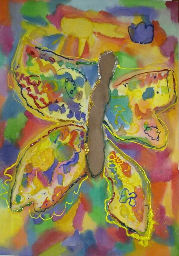 «Разноцветные мечты» - рисунок Александровой Дарьи, 6 лет