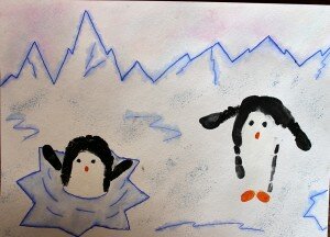 Рисунок Антарктида - шаг 12