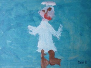 "Танцующий утенок" - рисунок Жени Пивнева 