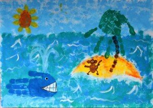 рисунок в море Пентюхов Саша