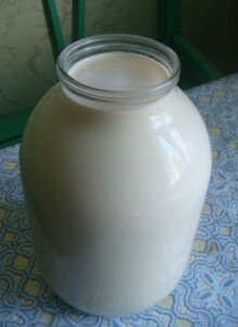 Молоко деревенское для творога