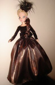 Бальное платье для куклы