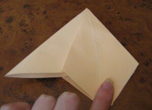 Оригами цветы лилии: шаг 9