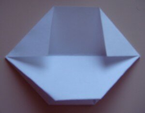Оригами птица ворон - шаг 5