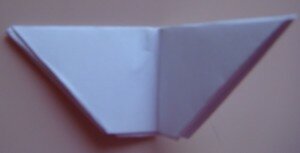 Оригами птица ворон - шаг 7
