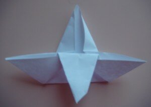 Оригами птица ворона - шаг 5