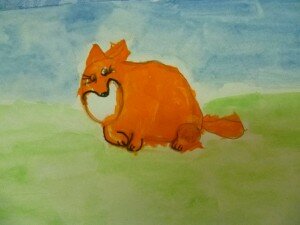 Рисунок котенка от Ивана Аникина