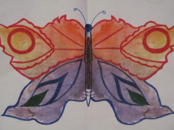 рисунки для детей бабочка