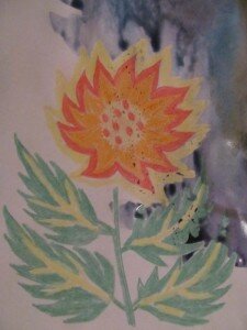 рисунок аленький цветочек 