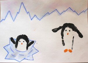 Рисунок Антарктида - шаг 10