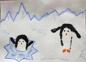Рисунок Антарктида - шаг 11