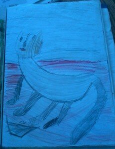"Кот" - рисунок Алексеева Максима, 6 лет